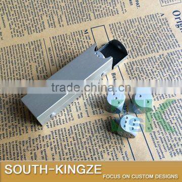 Silver Plating Creation Folk Arts Metal Rolling Dice in Long Square Silver Color Metal Packing Box photo-2