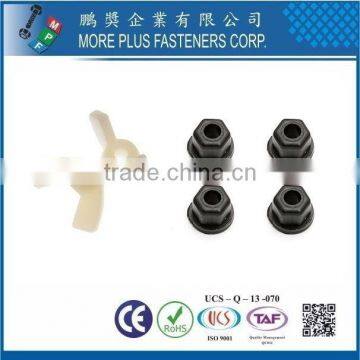 Taiwan Stainless Steel PC N66 Natural Black Nylon Plastic Nylon Plastic Nut Nylon Lock Flange Nut photo-6