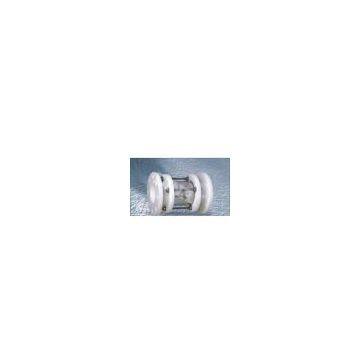 PVDF Check Valve Sight Glass Flange Connection 2-1/2