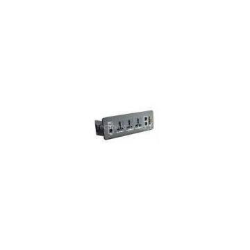 Multimedia Conference Table Connection Box , USB Network / Telephone Connect