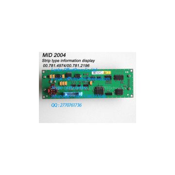 Heidelberg Printed circuit board MID,00.781.4974,00.781.2196,MID display,heidelberg replacement parts