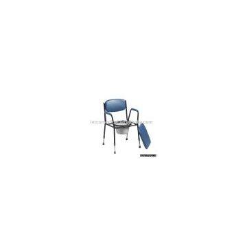 steel commode chair ( commode wheelchair, toilet chair, wheelchair)