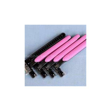 Disposable Men's Non-slip Rubber Handle Twin Blade Razors