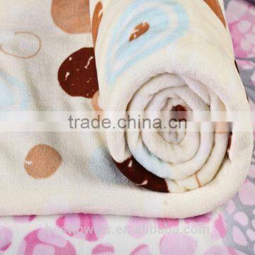 100% acrylic various kinds print of coral fleece blanket