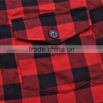 Winter and Autumn Fashion New Style 100%cotton Long Sleeve Mens Plaid Shirt photo-2