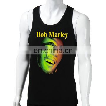 BOB MARLEY wholesale men fitness tank tops,loose tank tops men