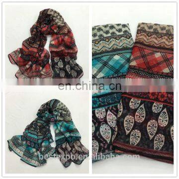 wholesale digital printing fashion shawl pashmina indian custom printed silk scarves