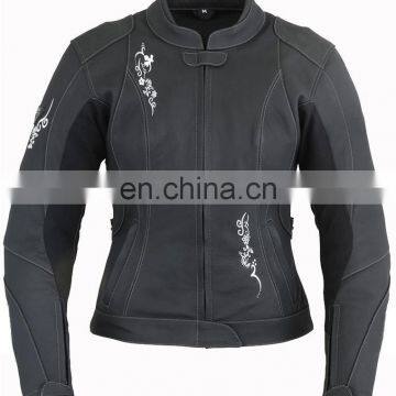 Women Leather Motorbike Sports Jacket, Motorbike Leather Jacket, Women Leather Motorbike Racing Jacket