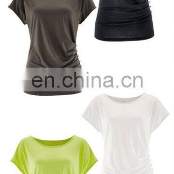 Fashion Women Summer Loose Top Short Sleeve Blouse Ladies Casual Tops T-Shirt photo-4