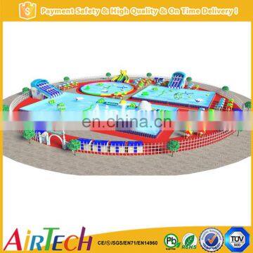 Commerical water theme park inflatable indoor playground for adult