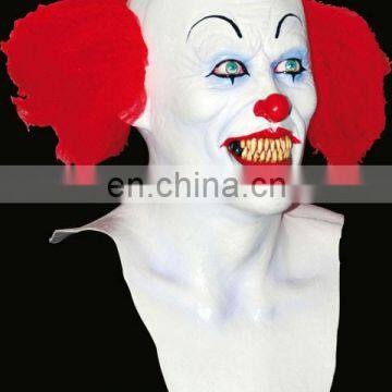 Creepy Halloween Costume Theater Props Scary Latex Halloween Clown Masks