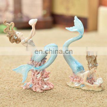 Resin Craft Ornament Gift Lifelike Animal Resin Figures Statue Mermaid Figurine photo-3