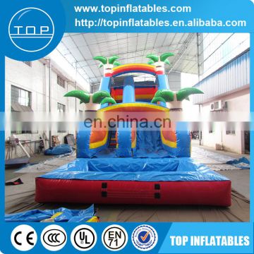 Rainforest water slide,giant inflatable water slide for adult