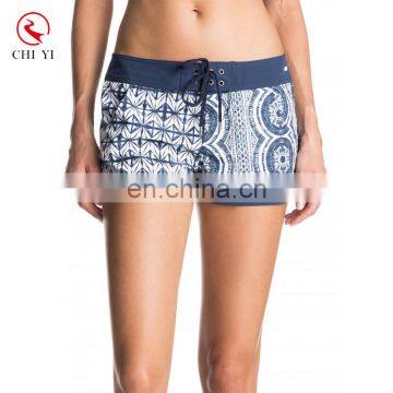 Chiyi 100% Polyster Fabric Women Dolphing Boardshorts