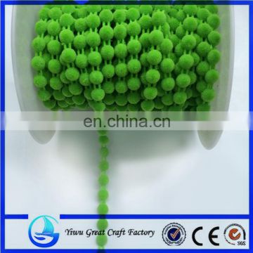 Fashion new green flocking flocking attachment beads scattered bead attachment beads decorated Christmas tree