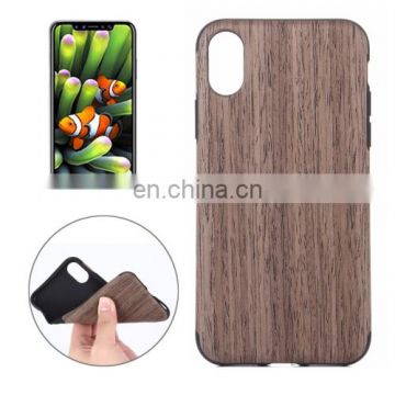 Black Rose Wood Texture TPU Shockproof Protective Back Cover for iphone 8 case