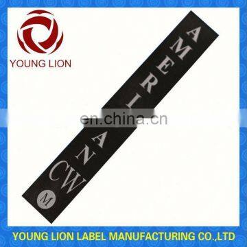 High quality high density OEM silk print label