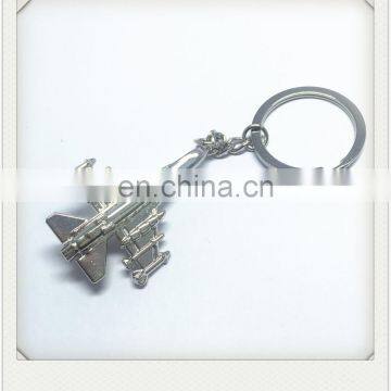 Custom Design Cheap 3D Airplane Shape Metal Keychain photo-3