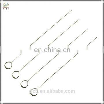Long metal meat skewer