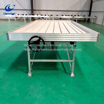 High quality Metal ebb and flow rolling bench used growing plants