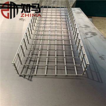 Steel aluminum wire basket cable tray in stock