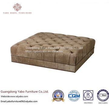5 Star Hotel Furniture for Square Leisure Sofa Ottoman (6312O-1) photo-2