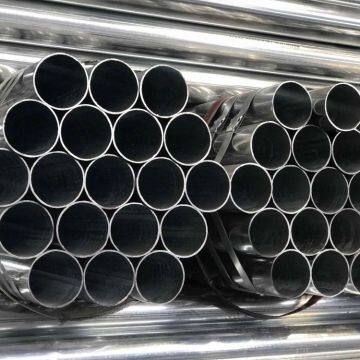 China Shengteng Brand BS 1387 Standard Pre-Galvanized Round Steel Tube Pipe