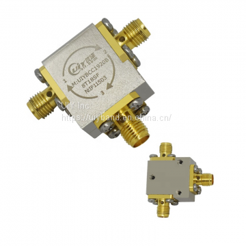 Broadband Coaxial Circulator 8 ~ 18GHz with low loss and high isolation