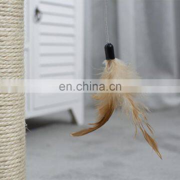 Wooden Sisal Oem Manufacturer Wholesale New Design Wooden Cat Scratching Post photo-2