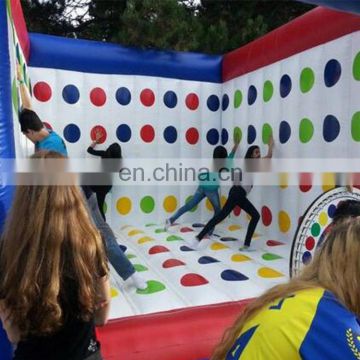 Newest 3D Inflatable Large Water Floating Twister Mattress Game Funny Inflatable Game For Sale Kids and Adults