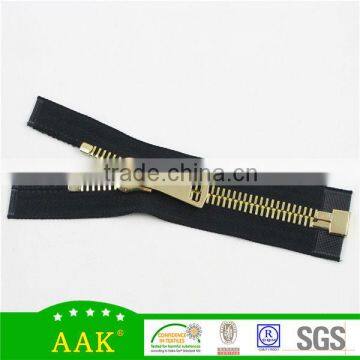 15#plated Gold Open End Big Metal Zipper photo-2
