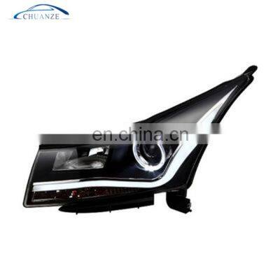 Good Quality Car Headlight Fit For Chevrolet Cruze 2010-Up Led Head Lamp With Angel Eye Lens Drl Turn Signal