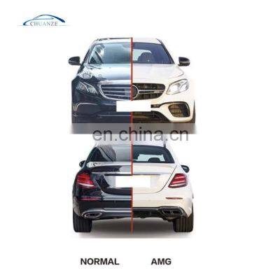 NEW HOT SELLING BODY KIT FOR MERCEDES BENZ 2016 E-CLASS W213 AMG FRONT AND REAR BUMPER GRILLE