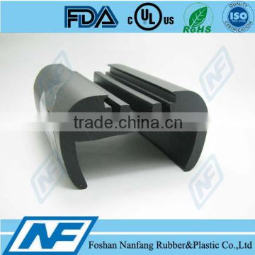 PVC material big size hard rubber strip