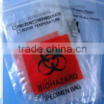 zipper specimen bag