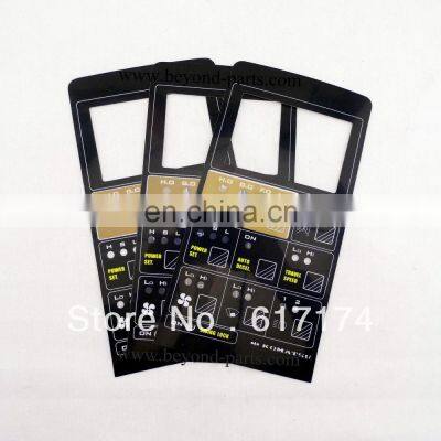 PC200-5 PC210-5 PC240-5 PC300-5 excavator parts monitor viewing display screen panel sticker