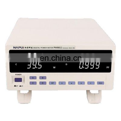 Single-phase Digital AC Power Meter Parameter Tester Harmonic Measurement NAPUI PM9811