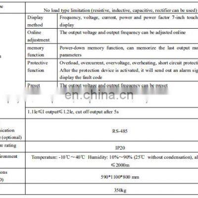 PA9533-30 0-30KW Vertical Program Control Variable Frequency AC Power Supply photo-4