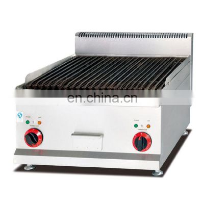 Counter Top stainless steel Electric Lava Rock Grill for Restaurant BBQ