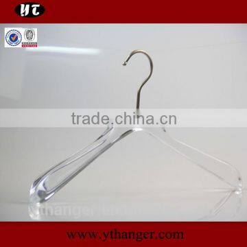 white acrylic hanger anti-slip plastic hanger for clothes                        
                                                                                Supplier's Choice