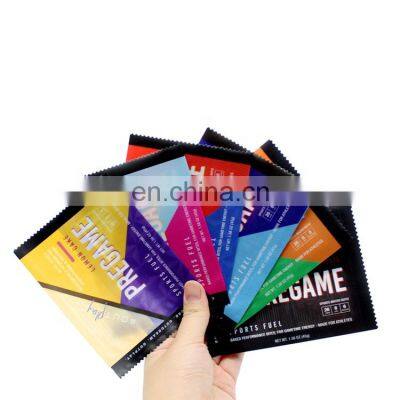 Heat Sealing Matte Energy Bar Packaging Bag With Window Chocolate Granola  Recyclable Bars Wrappers