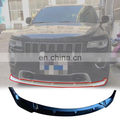 Honghang 20% Discount PP Material Carbon Color Front Lip For Jeep Grand Cherokee