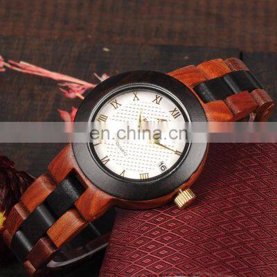 BOBO BIRD Engraved Wood Watches Women Luxury Brand Automatic Wood Wrist Watches Movement With Sandalwood photo-4