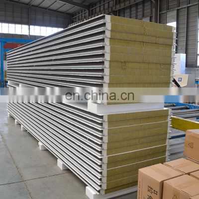 decorative exterior wall panels rock wool sandwich panel