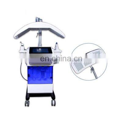 Professional 8 in 1 ultrasonic face deep cleaning  dermabrasion machine with pdt