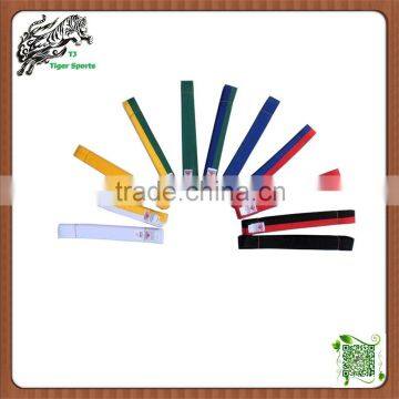 custom Martial arts taekwondo equipment taekwondo belt colors for sale