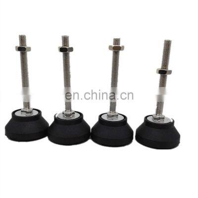 4Pcs 60/80mm Dia Nylon Adjustable Levelling Feet Base Fixed on Type  Furn anti-quake and skid-proof