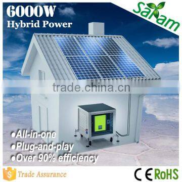 High Convenience 6000W 220V Power Output Solar System Home