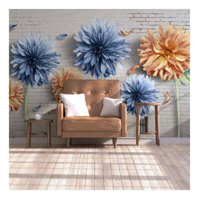 New Design For Girl Home Natural Flower Hot Selling Decorative Wall Mural With Cheap Price Drop Ship photo-2