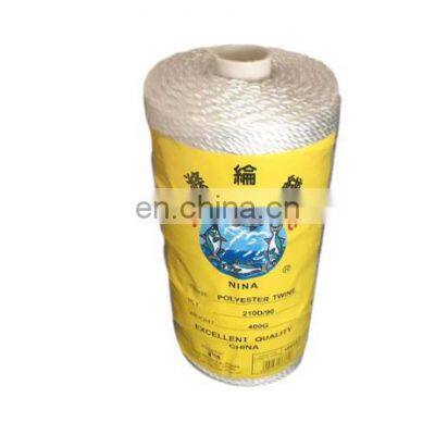 210 denier 100% raw dyed polyester sewing thread